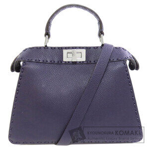 Fendi Peekaboo Selleria Handbag Calfskin